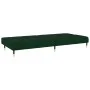 Zweiplätziges Schlafsofa aus dunkelgrünem Samtstoff von , Sofas - Ref: Foro24-375876, Preis: 263,61 €, Rabatt: %