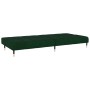 Zweiplätziges Schlafsofa aus dunkelgrünem Samtstoff von , Sofas - Ref: Foro24-375876, Preis: 258,07 €, Rabatt: %
