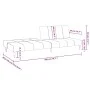 Zweiplätziges Schlafsofa aus dunkelgrünem Samtstoff von , Sofas - Ref: Foro24-375876, Preis: 263,61 €, Rabatt: %