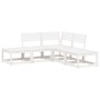 Gartensitzgruppe 5-teilig Massivholz Kiefer Weiß von , Gartensets - Ref: Foro24-3216956, Preis: 392,60 €, Rabatt: %