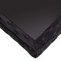 Synthetic rattan and black glass garden dining table by vidaXL, Garden tables - Ref: Foro24-46189, Price: 150,91 €, Discount: %