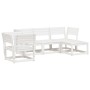 Gartensitzgruppe 5-teilig Massivholz Kiefer Weiß von , Gartensets - Ref: Foro24-3216916, Preis: 479,72 €, Rabatt: %