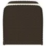 Aufbewahrungsbank mit braunem synthetischem Rattan-Kissen 80x51x52 cm. von , Gartenbänke - Ref: Foro24-365732, Preis: 123,04 ...
