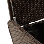 Aufbewahrungsbank mit braunem synthetischem Rattan-Kissen 80x51x52 cm. von , Gartenbänke - Ref: Foro24-365732, Preis: 125,45 ...