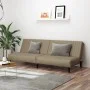 Sofá cama de 2 plazas cuero sintético color capuchino by , Sofas - Ref: Foro24-375950, Price: 237,70 €, Discount: %