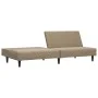 Sofá cama de 2 plazas cuero sintético color capuchino by , Sofas - Ref: Foro24-375950, Price: 237,70 €, Discount: %