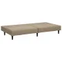 Sofá cama de 2 plazas cuero sintético color capuchino by , Sofas - Ref: Foro24-375950, Price: 237,70 €, Discount: %
