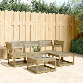 Juego de muebles de jardín 4 pzas madera de pino impregnada de , Conjuntos de jardín - Ref: Foro24-3216909, Precio: 318,99 €,...