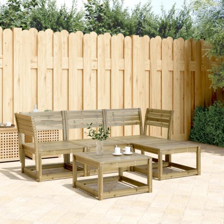 Gartenmöbel-Set 4-teilig aus imprägniertem Kiefernholz von , Gartensets - Ref: Foro24-3216909, Preis: 318,99 €, Rabatt: %