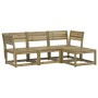 Gartenmöbel-Set 4-teilig aus imprägniertem Kiefernholz von , Gartensets - Ref: Foro24-3216909, Preis: 318,99 €, Rabatt: %