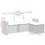Juego de sofás jardín con cojines 4 pzas ratán sintético beige by , Garden sets - Ref: Foro24-3265272, Price: 253,66 €, Disco...