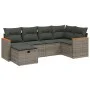 Gartenmöbel-Set, 6-teilig, mit grauen Polstern aus synthetischem Rattan. von , Gartensets - Ref: Foro24-3265302, Preis: 357,9...