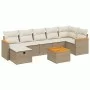 Juego de sofás de jardín con cojines beige 8 pzas ratán PE de , Conjuntos de jardín - Ref: Foro24-3265321, Precio: 515,17 €, ...