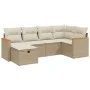 Juego de sofás jardín con cojines 6 pzas ratán sintético beige de , Conjuntos de jardín - Ref: Foro24-3265300, Precio: 433,71...