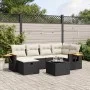 Set de comedor de jardín 7 pzas y cojines ratán sintético negro de , Conjuntos de jardín - Ref: Foro24-3265522, Precio: 420,5...