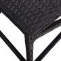 Banco de jardín ratán sintético negro 120 cm de vidaXL, Bancos de jardín - Ref: Foro24-46210, Precio: 82,64 €