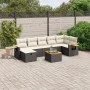 Set de sofás de jardín 8 piezas y cojines ratán sintético negro by , Garden sets - Ref: Foro24-3265536, Price: 467,68 €, Disc...