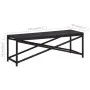 Schwarze Gartenbank aus synthetischem Rattan, 120 cm von vidaXL, Gartenbänke - Ref: Foro24-46210, Preis: 65,26 €, Rabatt: %