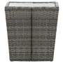 Couchtisch aus PE-Rattan und grauem Hartglas, 41,5 x 41,5 x 43 cm von vidaXL, Gartentische - Ref: Foro24-46196, Preis: 54,40 ...