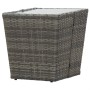 Couchtisch aus PE-Rattan und grauem Hartglas, 41,5 x 41,5 x 43 cm von vidaXL, Gartentische - Ref: Foro24-46196, Preis: 54,40 ...