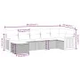 Gartensofagarnitur mit beigen Kissen, 7-teilig, aus PE-Rattan. von , Gartensets - Ref: Foro24-3265749, Preis: 454,34 €, Rabat...