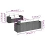 Juego de sofás jardín con cojines 6 pzas ratán sintético beige by , Modular outdoor sofas - Ref: Foro24-3222297, Price: 482,5...