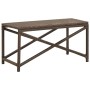 Braune Gartenbank aus synthetischem Rattan, 80 cm von vidaXL, Gartenbänke - Ref: Foro24-46209, Preis: 69,49 €, Rabatt: %