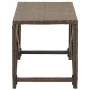 Banco de jardín de ratán sintético marrón 80 cm de vidaXL, Bancos de jardín - Ref: Foro24-46209, Precio: 67,49 €, Descuento: %