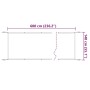 Toldo vertical beige 140x600 cm tela oxford