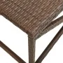 Banco de jardín de ratán sintético marrón 80 cm de vidaXL, Bancos de jardín - Ref: Foro24-46209, Precio: 67,49 €, Descuento: %