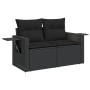 Gartensitzgruppe 4-teilig mit schwarzen Polstern aus synthetischem Rattan von , Gartensets - Ref: Foro24-3220064, Preis: 251,...