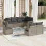 Gartensofagarnitur 8-teilig mit grauen Polstern aus synthetischem Rattan von , Gartensets - Ref: Foro24-3220439, Preis: 527,1...