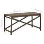 Brown synthetic rattan garden bench 80 cm by vidaXL, garden benches - Ref: Foro24-46209, Price: 70,22 €, Discount: %