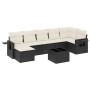 Set de sofás de jardín 8 piezas y cojines ratán sintético negro by , Garden sets - Ref: Foro24-3220485, Price: 429,83 €, Disc...