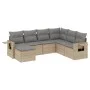 Set sofás de jardín 7 piezas y cojines ratán sintético beige by , Garden sets - Ref: Foro24-3220498, Price: 432,05 €, Discoun...