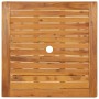 Klappbarer Gartentisch aus massivem Akazienholz 70x70x75 cm von vidaXL, Gartentische - Ref: Foro24-46348, Preis: 76,17 €, Rab...
