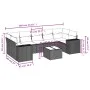 Juego de sofás de jardín con cojines beige 8 pzas ratán PE by , Modular outdoor sofas - Ref: Foro24-3222338, Price: 537,17 €,...