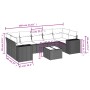 Juego de sofás de jardín con cojines beige 8 pzas ratán PE by , Modular outdoor sofas - Ref: Foro24-3222338, Price: 527,81 €,...
