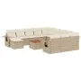 Set sofás de jardín con cojines 13 pzas ratán sintético beige by , Modular outdoor sofas - Ref: Foro24-3224868, Price: 882,94...