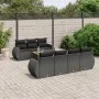 Set de sofás de jardín 8 piezas y cojines ratán sintético negro by , Garden sets - Ref: Foro24-3224907, Price: 563,29 €, Disc...
