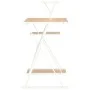 Escritorio con estantería blanco y roble 116x50x93 cm de vidaXL, Escritorios - Ref: Foro24-20291, Precio: 48,21 €, Descuento: %