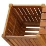 Solid acacia garden bench with 2 planters 150x30x40 cm by vidaXL, garden benches - Ref: Foro24-46344, Price: 86,91 €, Discoun...