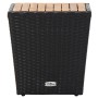 Mesa de centro ratán PE y madera maciza acacia 41,5x41,5x43 cm by vidaXL, Garden tables - Ref: Foro24-46197, Price: 54,07 €, ...