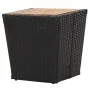 Mesa de centro ratán PE y madera maciza acacia 41,5x41,5x43 cm by vidaXL, Garden tables - Ref: Foro24-46197, Price: 53,30 €, ...