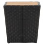 Mesa de centro ratán PE y madera maciza acacia 41,5x41,5x43 cm by vidaXL, Garden tables - Ref: Foro24-46197, Price: 54,07 €, ...