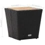 Mesa de centro ratán PE y madera maciza acacia 41,5x41,5x43 cm by vidaXL, Garden tables - Ref: Foro24-46197, Price: 53,30 €, ...