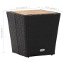 Mesa de centro ratán PE y madera maciza acacia 41,5x41,5x43 cm by vidaXL, Garden tables - Ref: Foro24-46197, Price: 54,07 €, ...