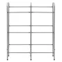 Storage shelf for 6 boxes silver steel 96x33x116 cm by vidaXL, Industrial shelving - Ref: Foro24-285213, Price: 52,48 €, Disc...