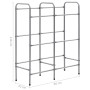Lagerregal für 6 Boxen aus silbernem Stahl, 96 x 33 x 116 cm von vidaXL, Industrieregale - Ref: Foro24-285213, Preis: 53,45 €...