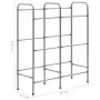Storage shelf for 6 boxes silver steel 96x33x116 cm by vidaXL, Industrial shelving - Ref: Foro24-285213, Price: 52,48 €, Disc...